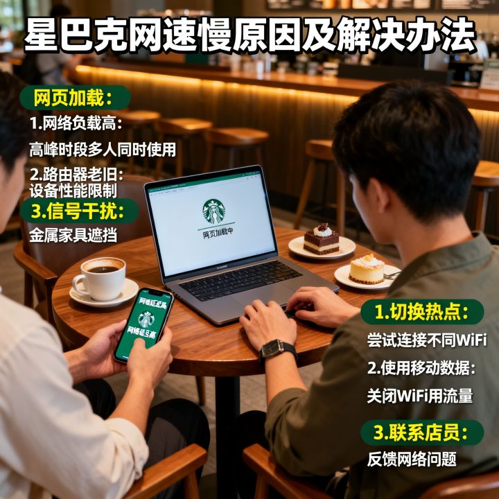 星巴克的网速为什么这么慢，星巴克网速慢怎么办