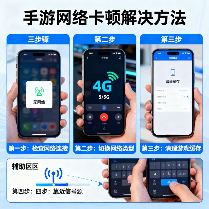 手机游戏加载没网速怎么办，手游网络卡顿解决方法？