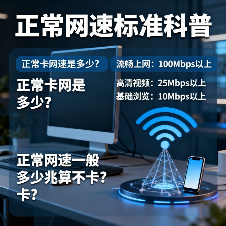 正常卡网速是多少，正常网速一般多少兆算不卡？