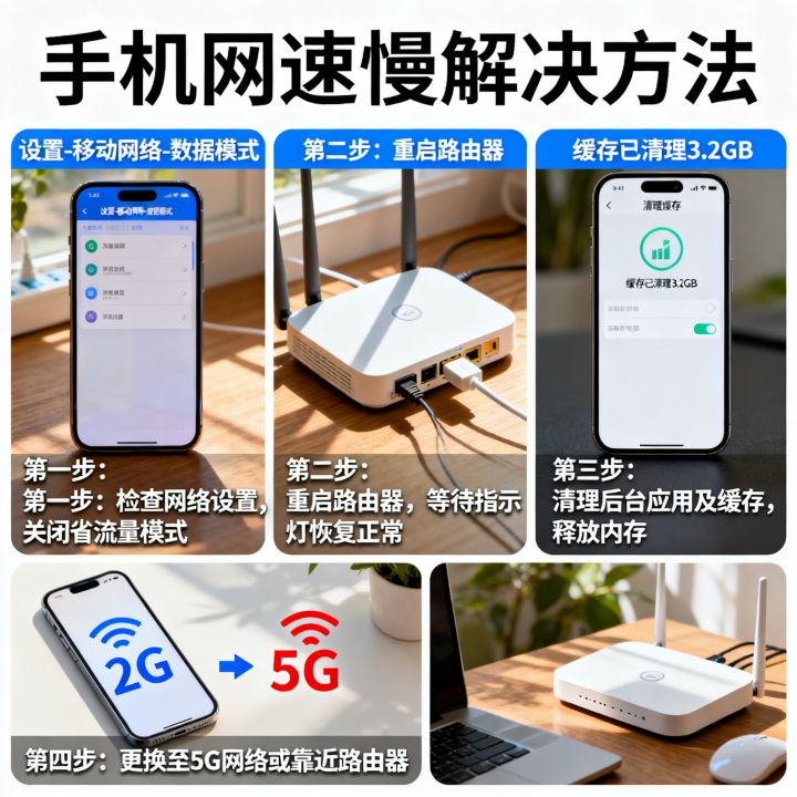 手机网速慢怎么解决？让手机网速流畅的实用方法