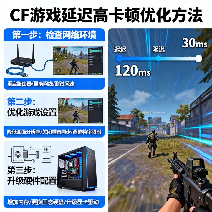cf网速延迟怎么解决，CF游戏延迟高卡顿的优化方法