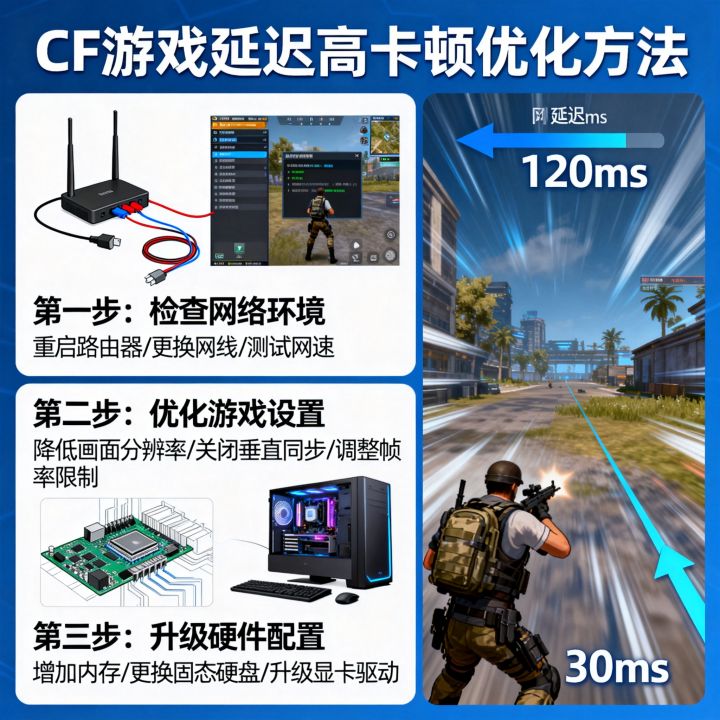 cf网速延迟怎么解决，CF游戏延迟高卡顿的优化方法