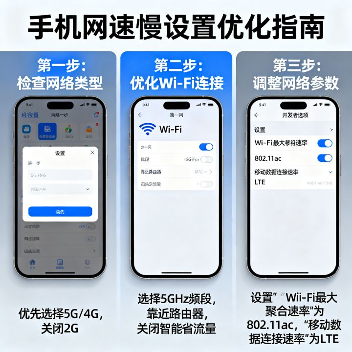怎么让网速快得飞起？手机网速慢如何设置才能变快