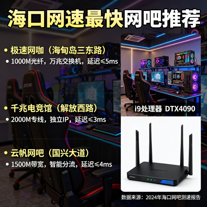 海口哪个网吧网速快？海口网速最快的网吧有哪些推荐