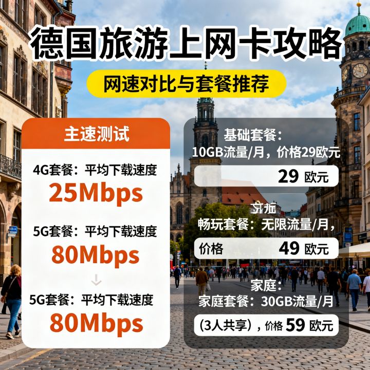 德国上网卡网速快吗，德国旅游上网卡选哪个套餐最划算？
