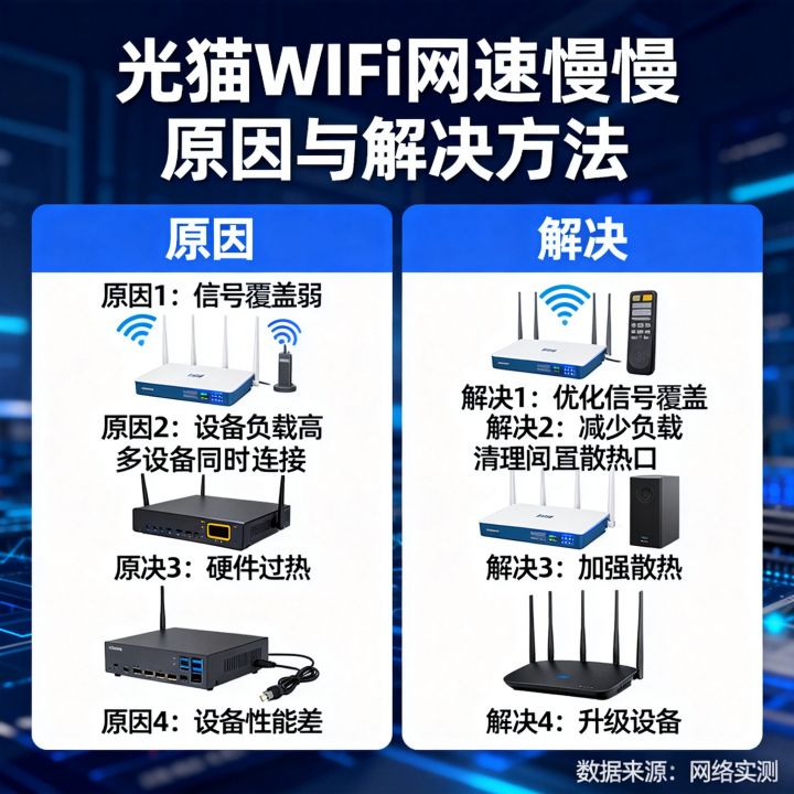 光猫的wifi网速慢是什么原因？光猫wifi网速慢怎么解决