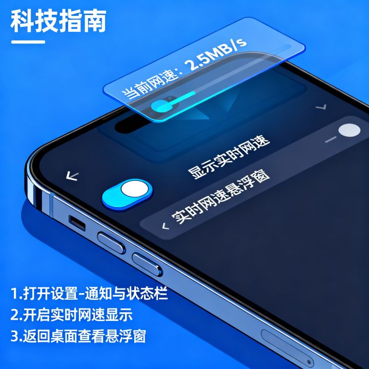 手机怎么显示实时网速?实时网速悬浮窗怎么设置 手机怎么显示实时网速?实时网速悬浮窗怎么设置