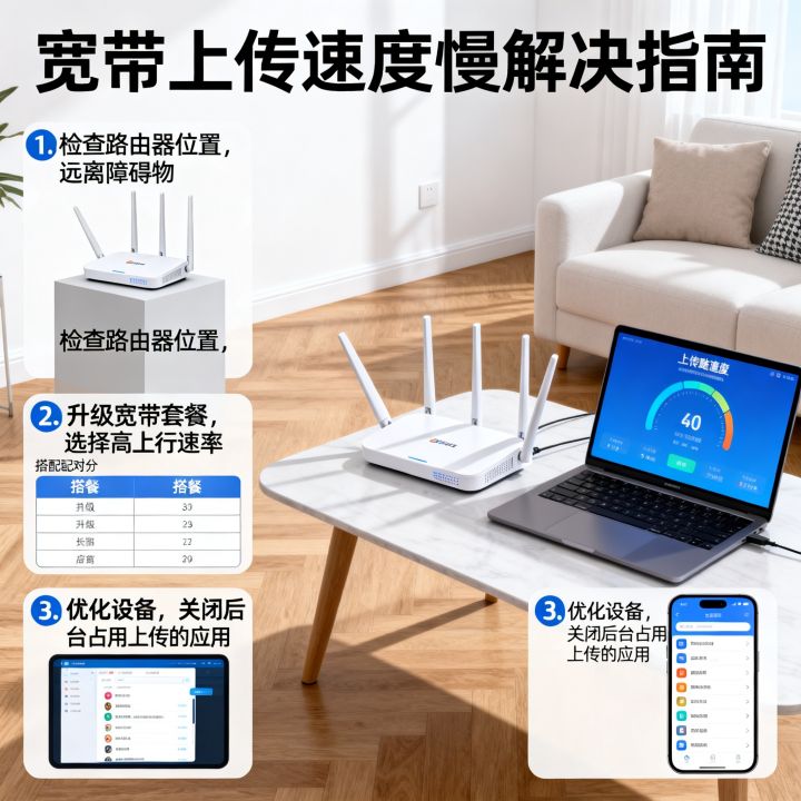 网速上行可以买吗？宽带上传速度慢怎么解决提速