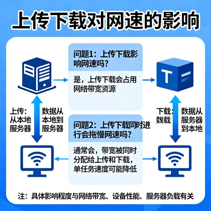 上传下载影响网速吗，上传下载同时进行会拖慢网速吗