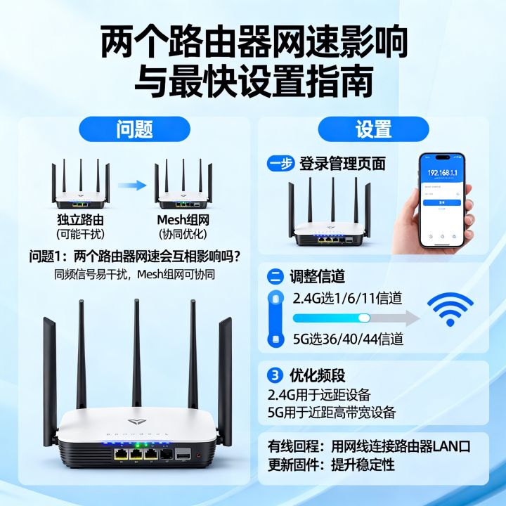 两个路由器网速会互相影响吗?两个路由器怎么设置网速最快 两个路由器网速会互相影响吗?两个路由器怎么设置网速最快