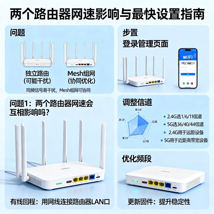 两个路由器网速会互相影响吗?两个路由器怎么设置网速最快 两个路由器网速会互相影响吗?两个路由器怎么设置网速最快