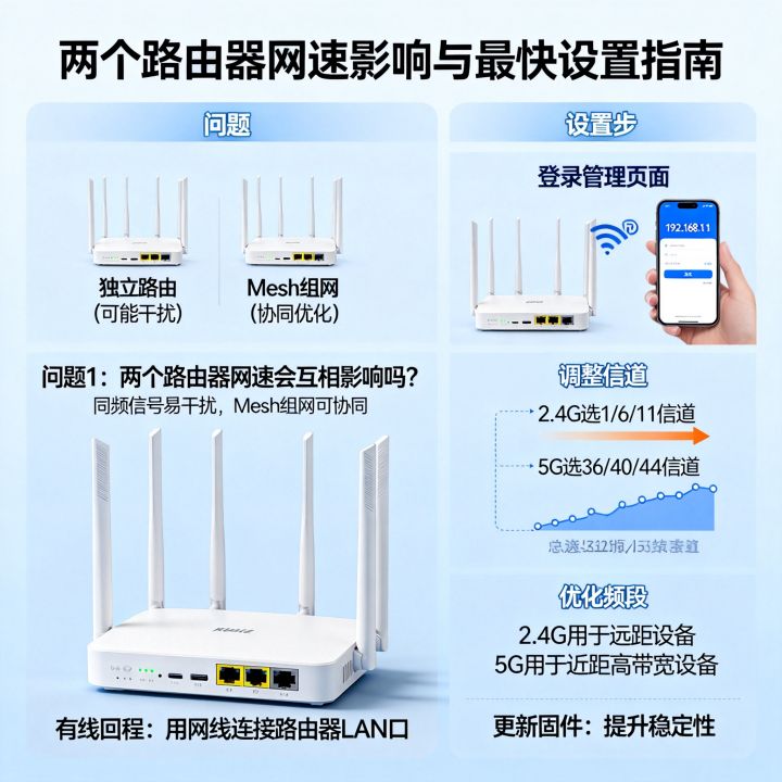 两个路由器网速会互相影响吗?两个路由器怎么设置网速最快 两个路由器网速会互相影响吗?两个路由器怎么设置网速最快