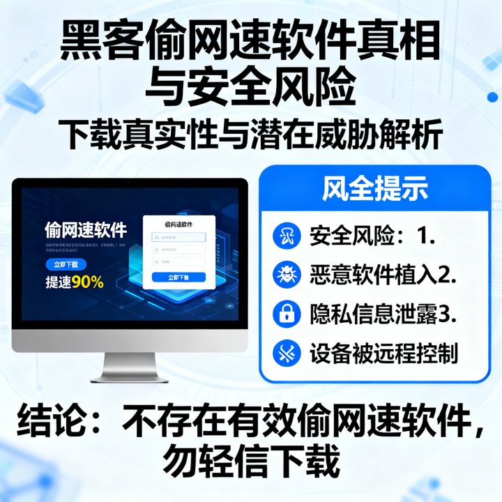 黑客偷网速软件下载是真的吗，偷网速软件有哪些安全风险