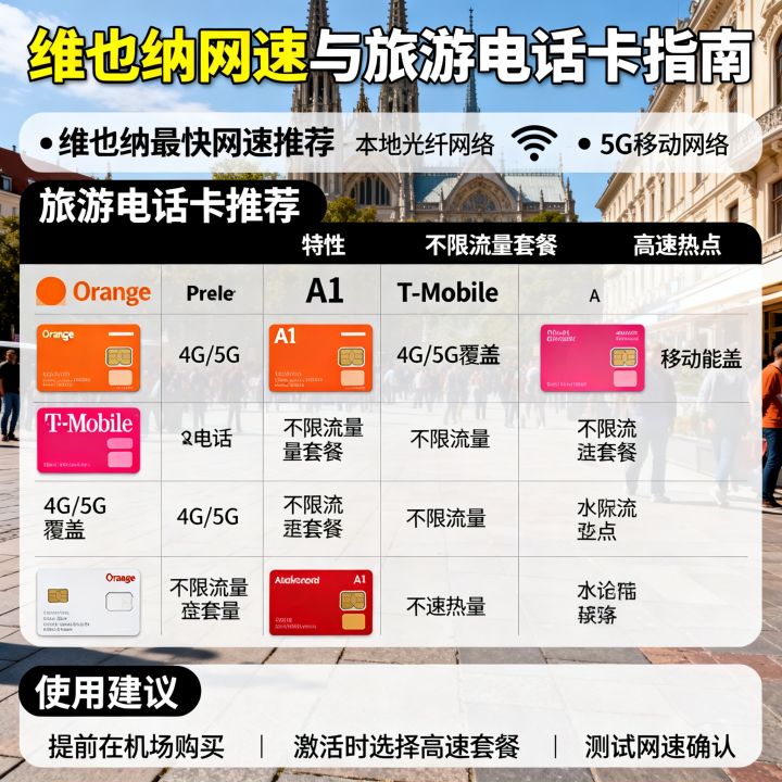维也纳用什么网速最快?维也纳旅游用什么电话卡网速快 维也纳用什么网速最快?维也纳旅游用什么电话卡网速快