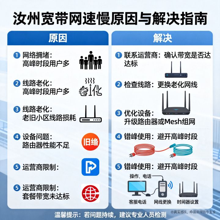 汝州网速为什么卡，汝州宽带网速慢怎么解决？
