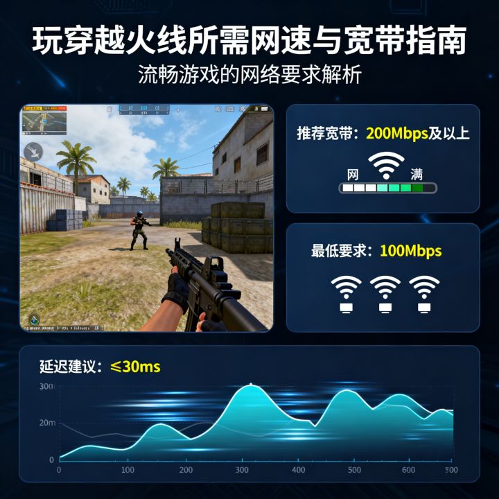 什么网速可以玩穿越？玩穿越火线需要多少兆宽带才不卡？