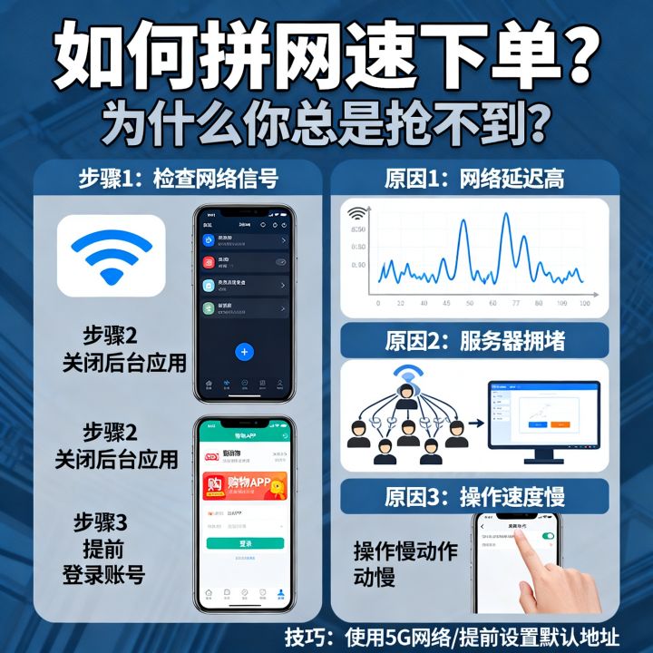 如何拼网速下单？为什么你总是抢不到？