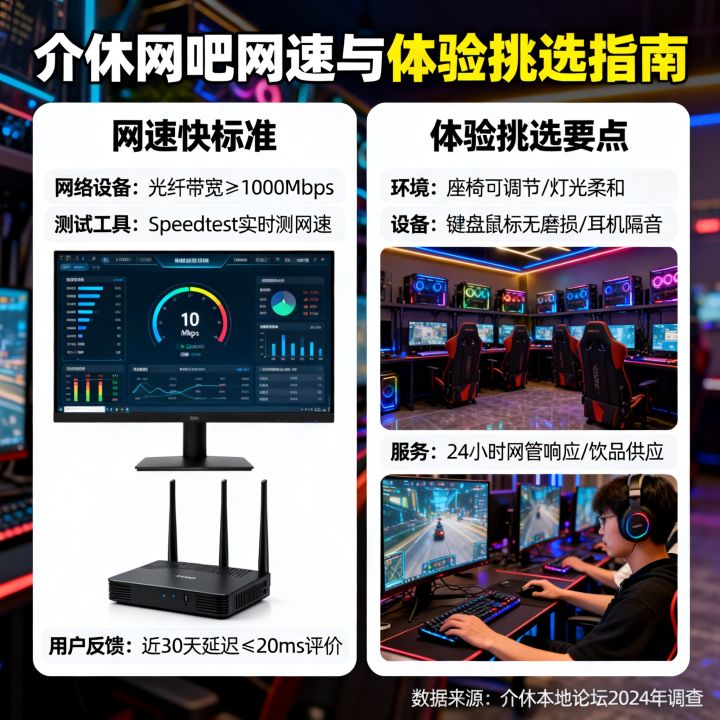 介休网吧哪家网速快？网吧上网体验怎么挑选？
