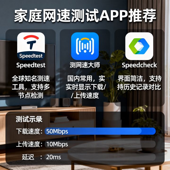 检测家庭网速用什么app？家庭网速测试软件哪个好