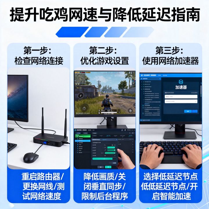 如何增加吃鸡网速，怎么提升游戏网络延迟最有效？