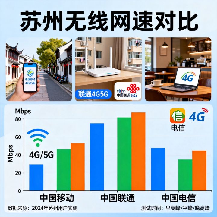 苏州无线网速怎么样？苏州移动联通电信哪家无线网速最快