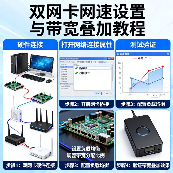 怎么设置双网卡网速,双网卡如何叠加带宽提升网速? 怎么设置双网卡网速,双网卡如何叠加带宽提升网速?