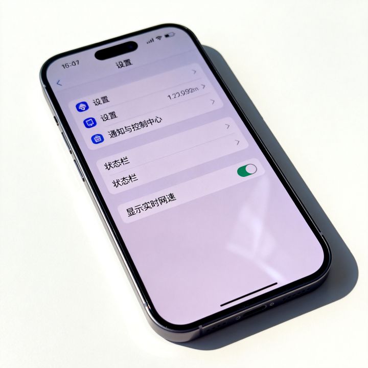 手机顶上显示网速怎么设置？状态栏网速显示打开方法