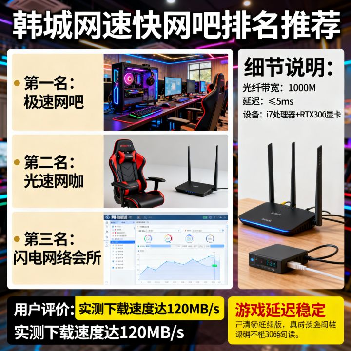 韩城哪个网吧网速快？韩城网速快的网吧排名推荐