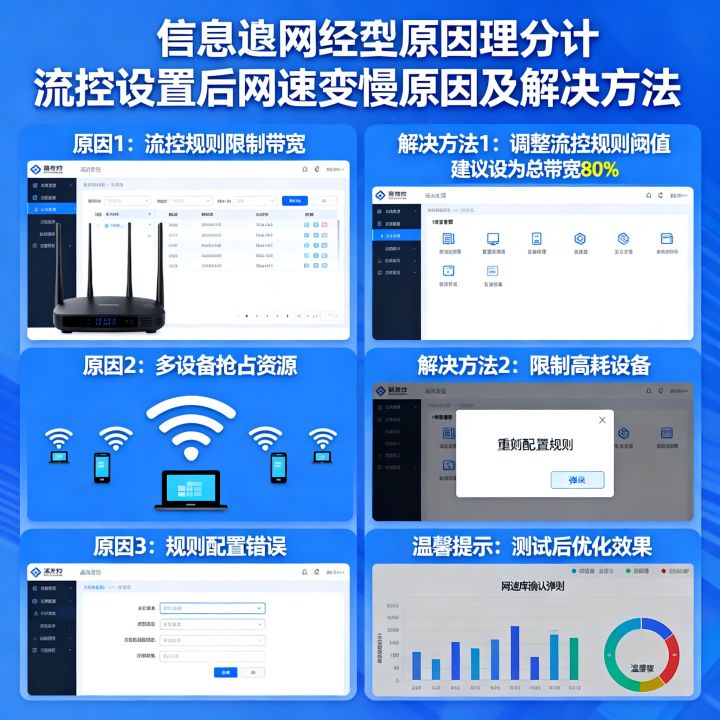 开启流控网速很慢怎么办,流控设置后网速变慢原因? 开启流控网速很慢怎么办,流控设置后网速变慢原因?