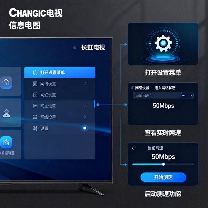 长虹电视如何看网速？长虹电视怎么查看实时网速和测速方法
