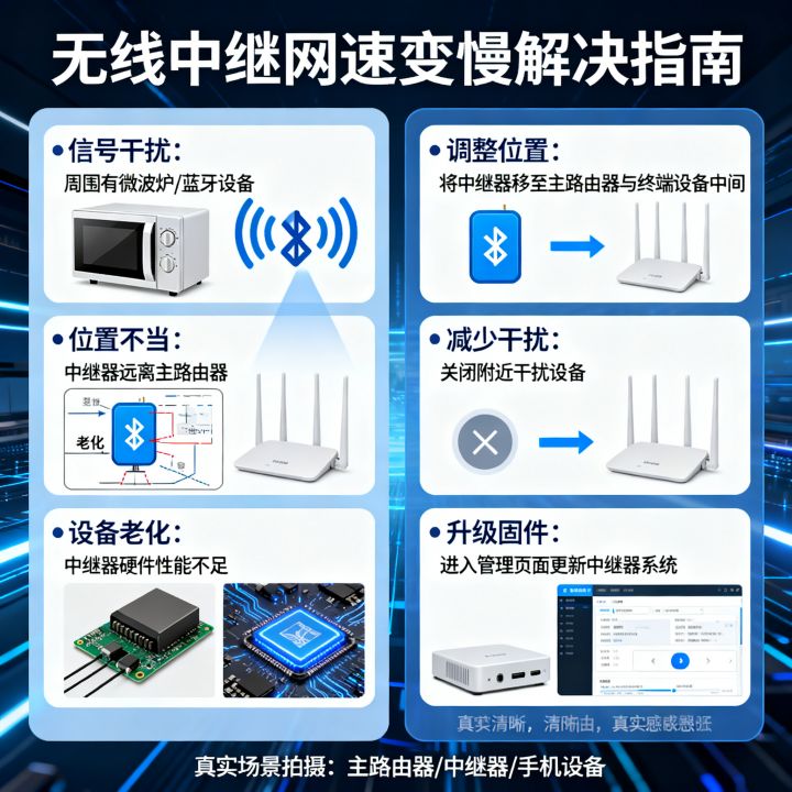 中继后newwifi网速变慢怎么解决，无线中继速度衰减严重？