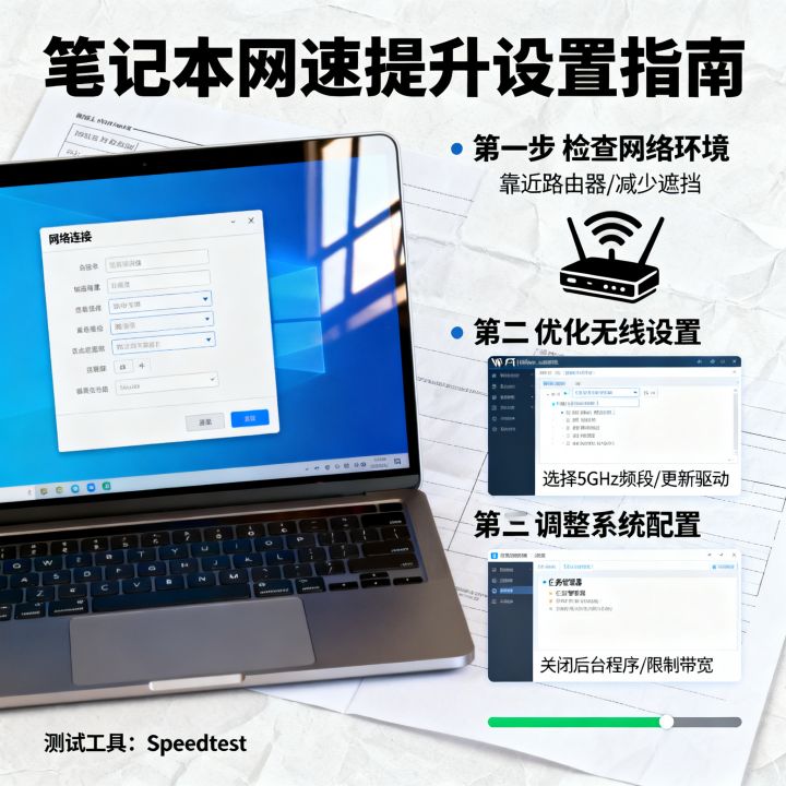 笔记本怎么调高网速？笔记本网速慢怎么设置提升快