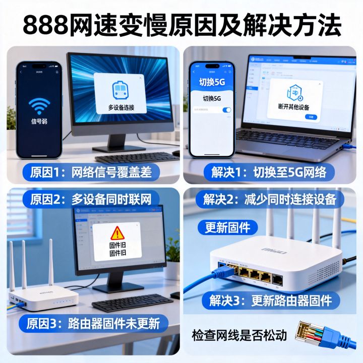 888网速变慢是怎么回事？888网速变慢怎么解决