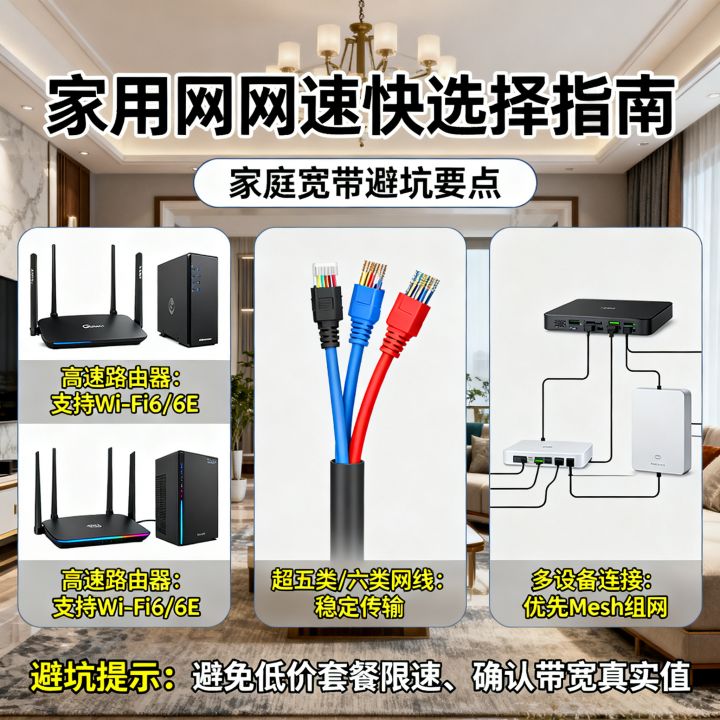 家用网哪个网速快，家庭宽带怎么选不踩坑
