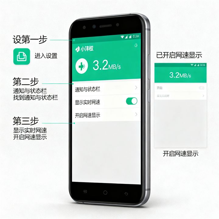 小辣椒网速显示怎么设置？如何开启网速显示功能