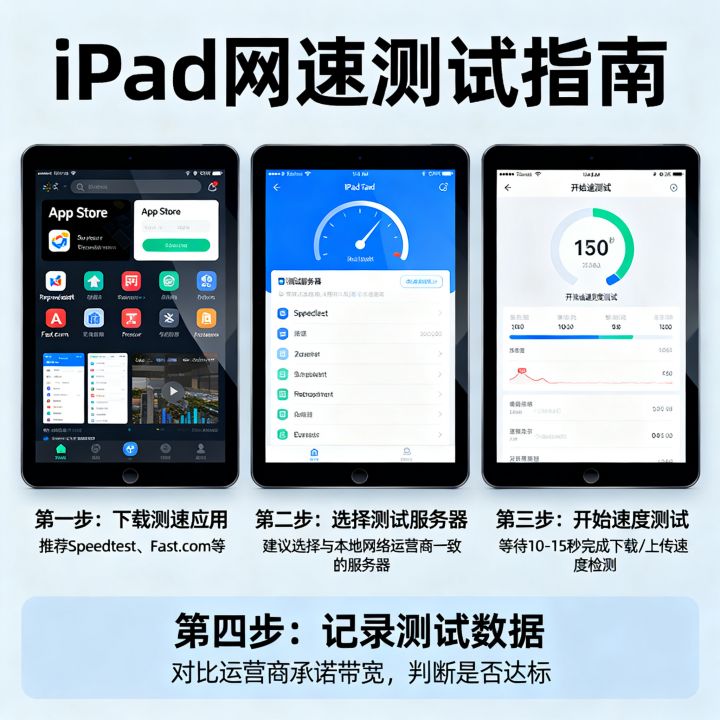 iPad网速慢怎么测？如何准确测试iPad网速？