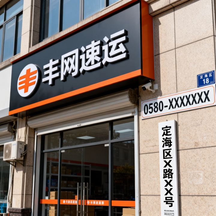 丰网速运定海分部的具体位置在哪里，联系电话是多少？