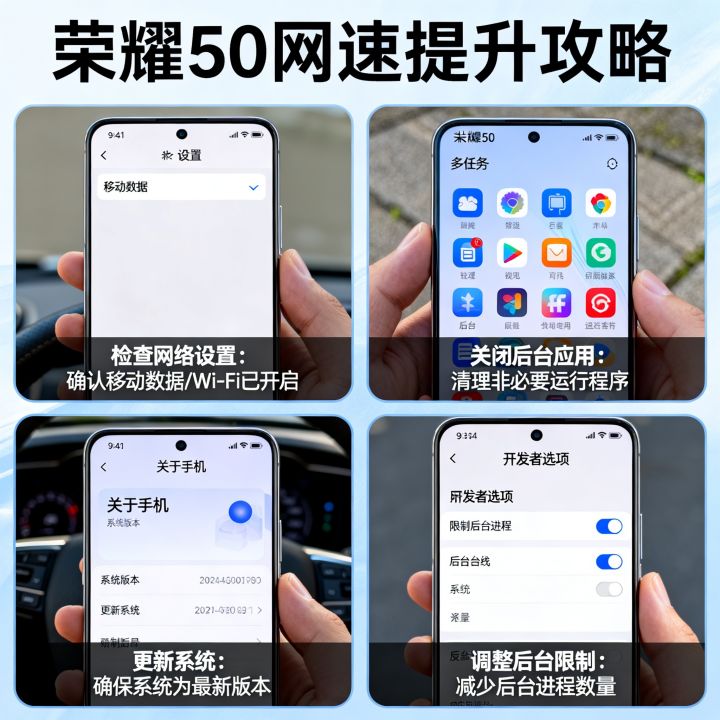 荣耀50怎么提高网速？荣耀50网速慢怎么办？