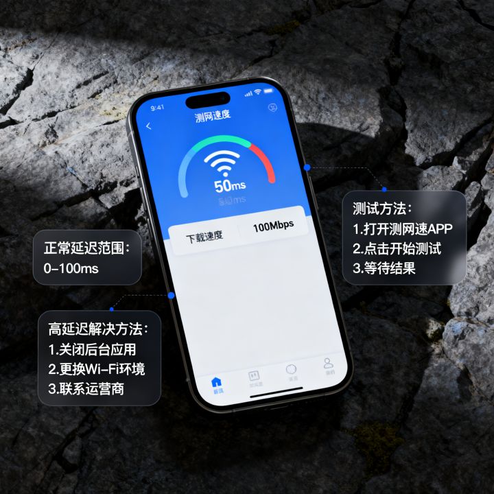 手机网速测延迟多少算正常?手机测网络延迟怎么测,网速延迟高怎么解决 手机网速测延迟多少算正常?手机测网络延迟怎么测,网速延迟高怎么解决