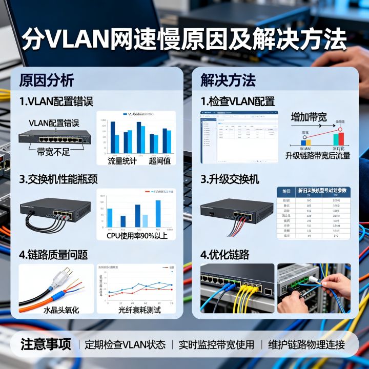 分VLAN网速慢是什么原因？分VLAN网速慢怎么解决