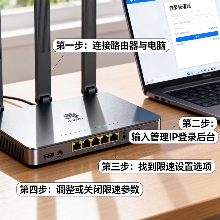 华为公司网络限制网速怎么解除，路由器限速破解教程