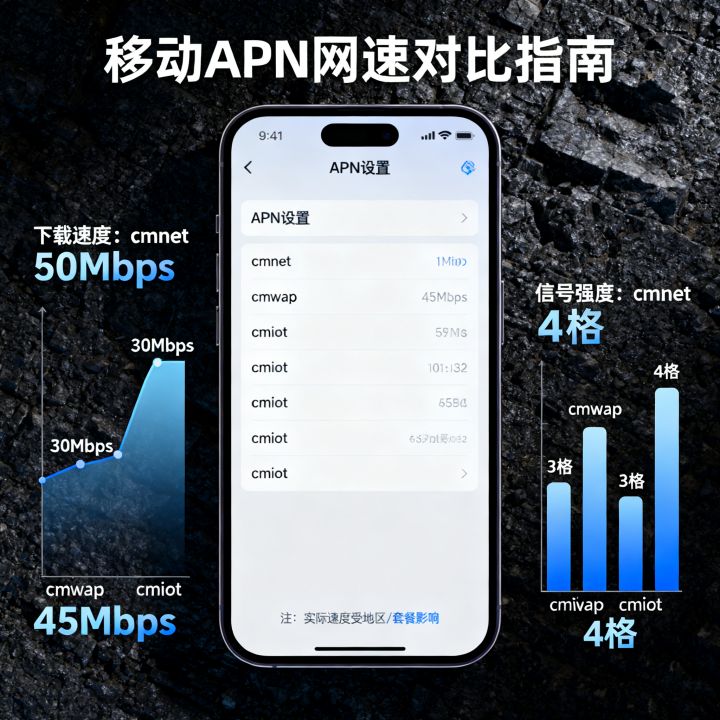 移动哪个apn网速快，移动apn设置哪个网速最快？