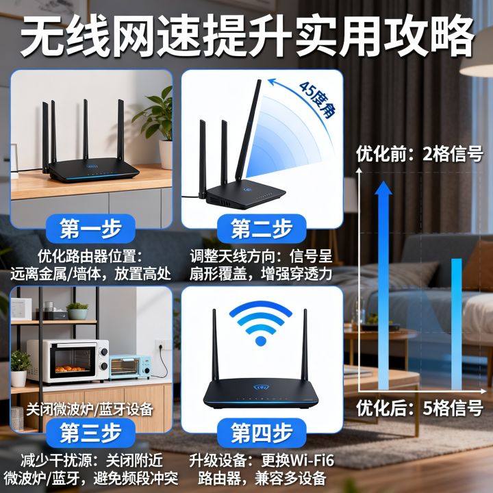 无线网速怎么变快？提升信号强度的实用方法，解决卡顿问题