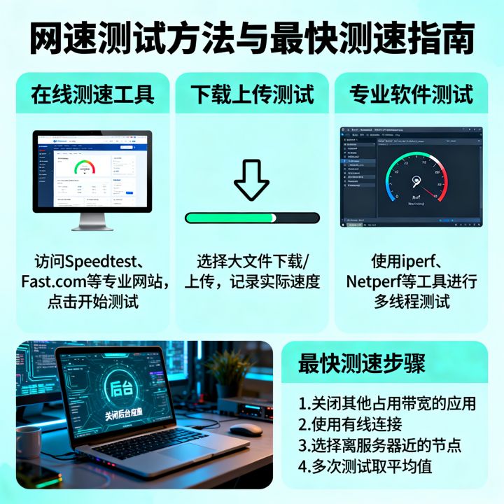 网速测试有哪些方法，宽带测速怎么测最快？