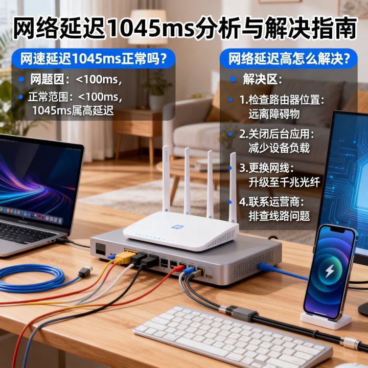网速延迟1045ms正常吗，网络延迟高怎么解决