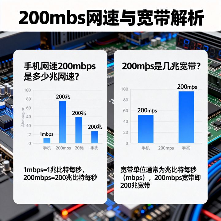 手机网速200mbps是多少兆网速,200mbps是几兆宽带? 手机网速200mbps是多少兆网速,200mbps是几兆宽带?