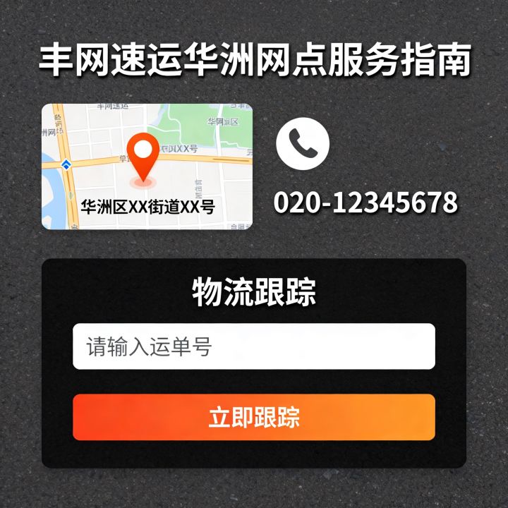 丰网速运华洲网点在哪里？联系电话查询，物流跟踪