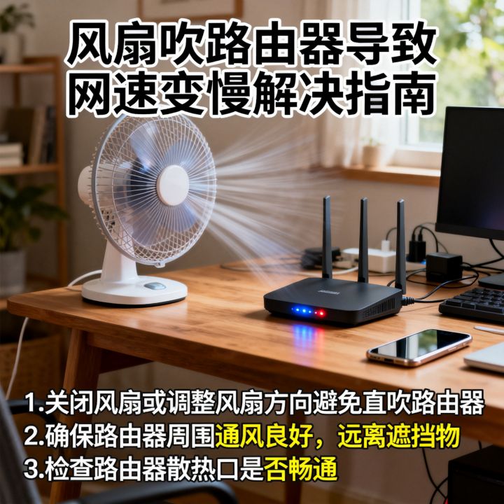 吹风扇网速变差了吗,风扇吹路由器导致网速变慢怎么办 吹风扇网速变差了吗,风扇吹路由器导致网速变慢怎么办