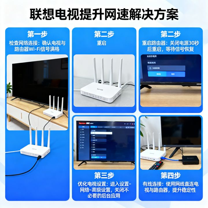 联想电视怎么提升网速？电视网速慢怎么解决？