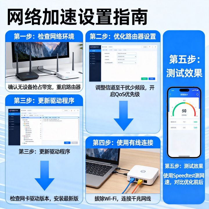 如何让网络加速网速？网络加速网速怎么设置才能最快提升网速